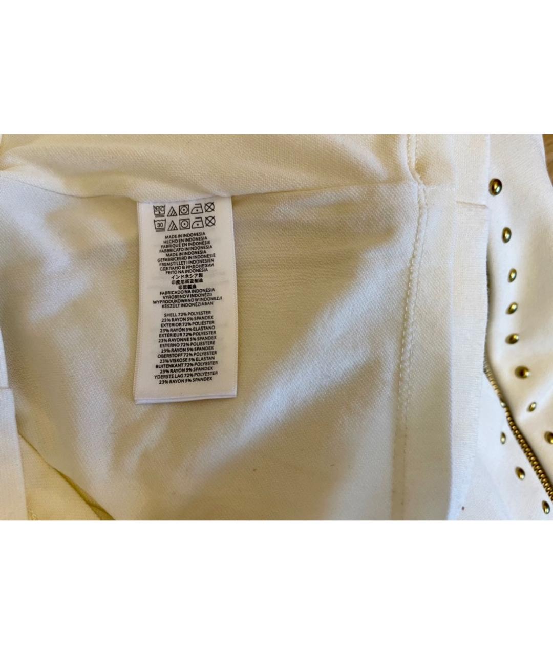MICHAEL KORS Белое полиэстеровое коктейльное платье, фото 5