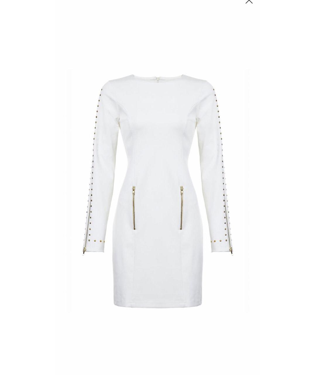 MICHAEL KORS Белое полиэстеровое коктейльное платье, фото 6