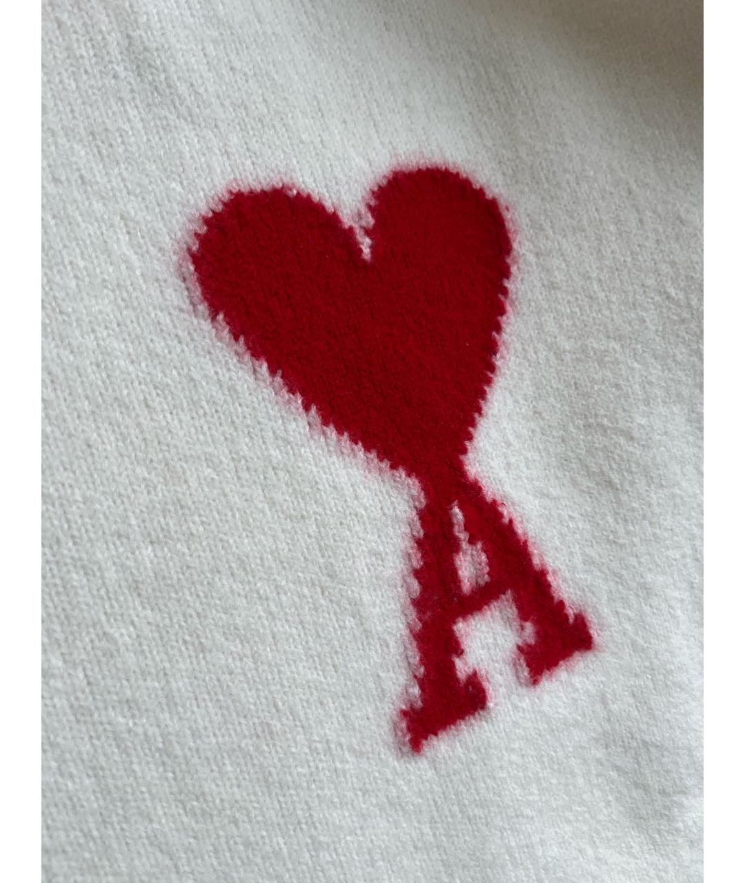 AMI Бежевая шерстяная водолазка, фото 3