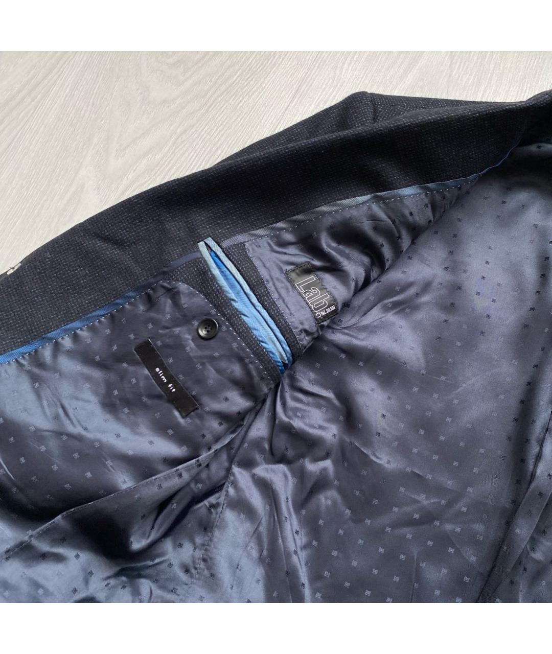 PAL ZILERI Темно-синий шерстяной пиджак, фото 6
