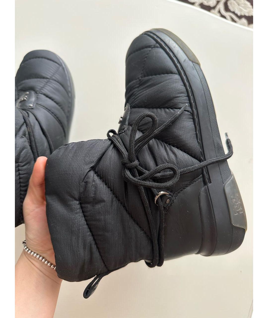 CASADEI Черные текстильные ботинки, фото 5