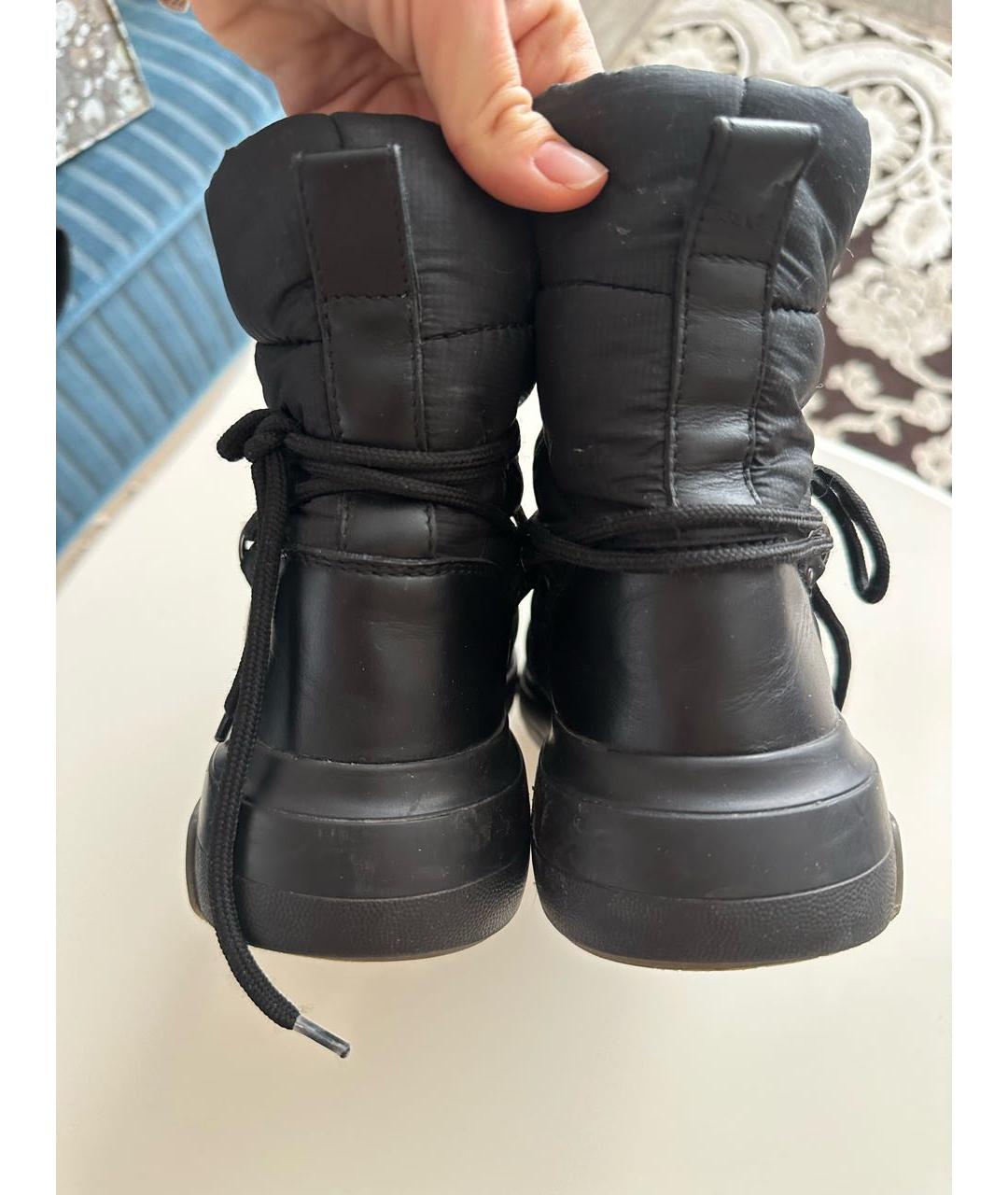 CASADEI Черные текстильные ботинки, фото 7