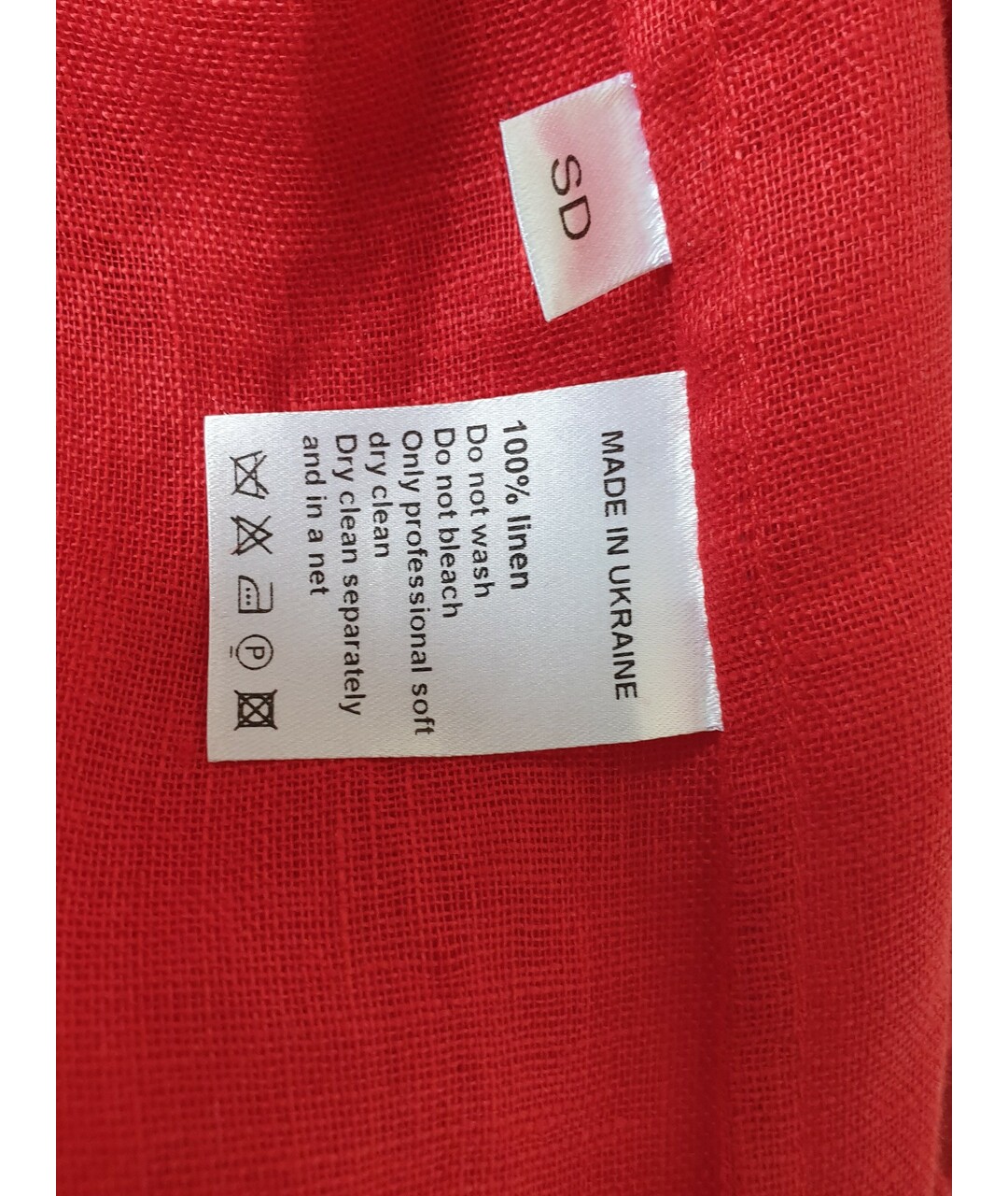 VITA KIN Красная льняная рубашка, фото 4