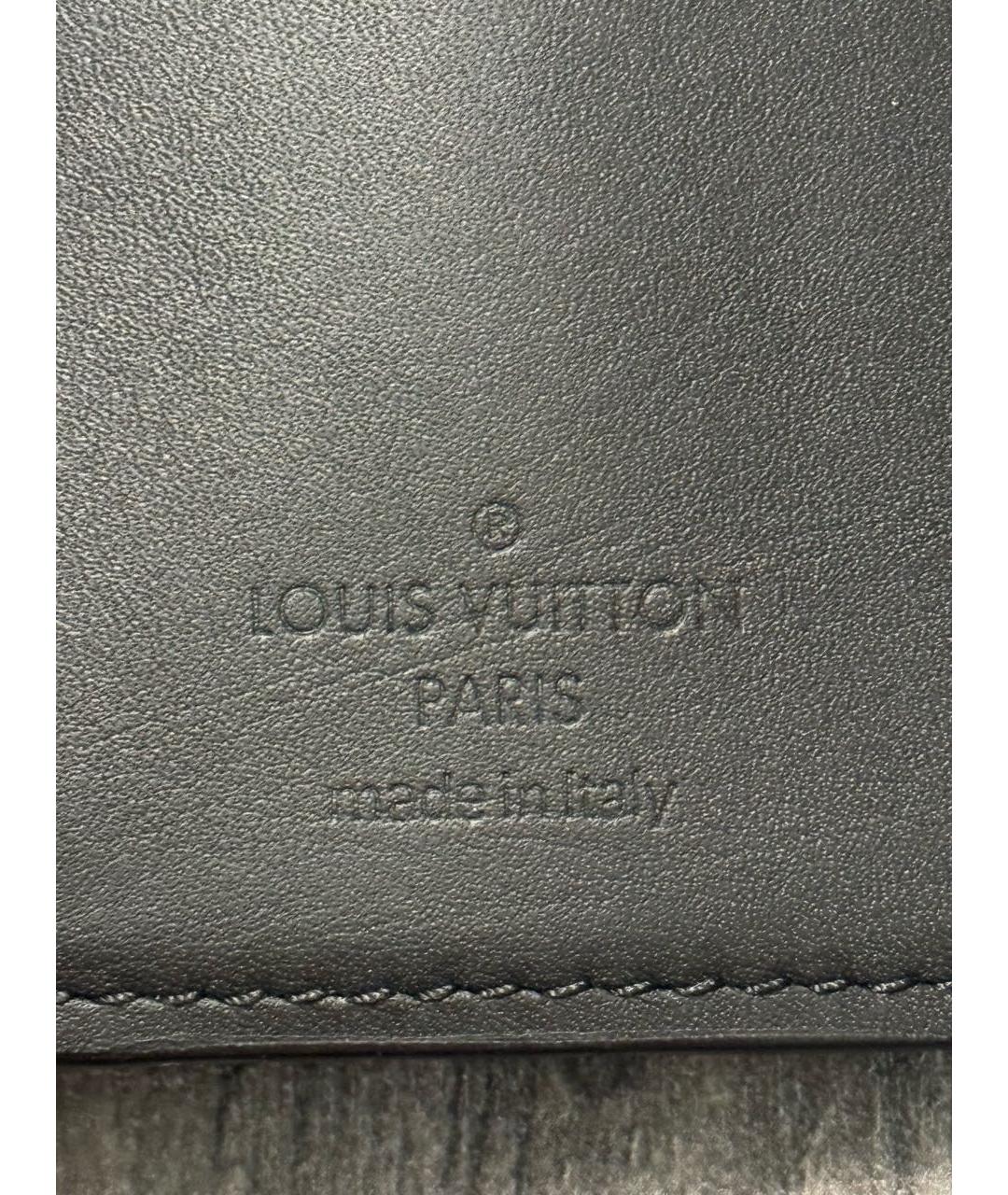 LOUIS VUITTON PRE-OWNED Черный кошелек, фото 8