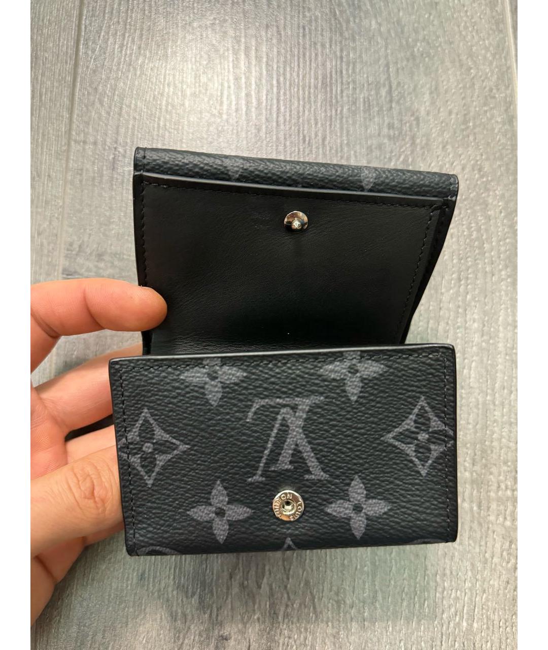 LOUIS VUITTON PRE-OWNED Черный кошелек, фото 5