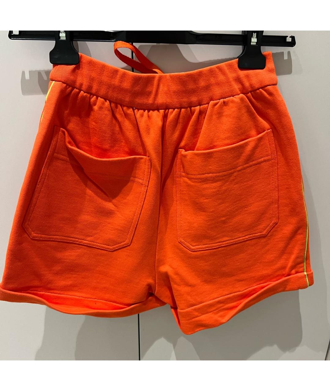 ALBERTA FERRETTI Оранжевое хлопковые шорты, фото 2