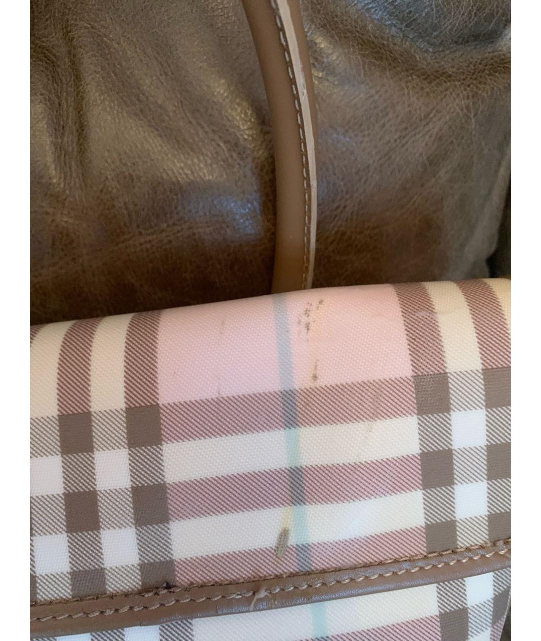 BURBERRY Розовая сумка с короткими ручками, фото 3