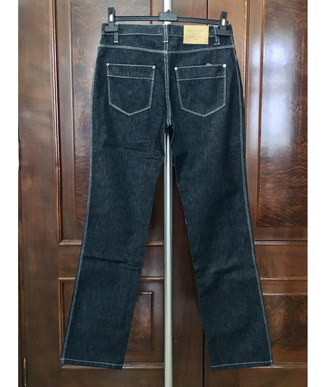 BILANCIONI Хлопковые прямые джинсы, фото 2