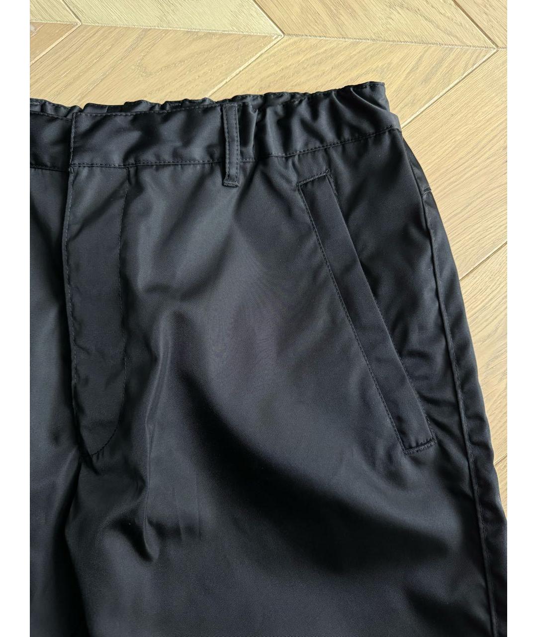 PRADA Черные брюки чинос, фото 3
