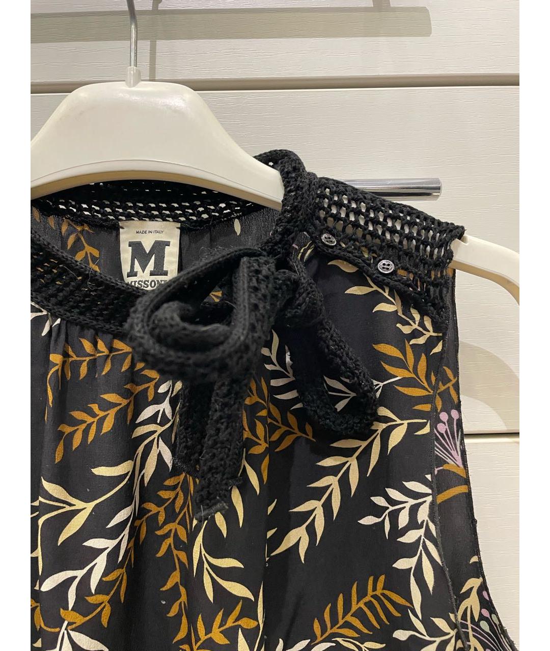 M MISSONI Мульти шелковое повседневное платье, фото 3