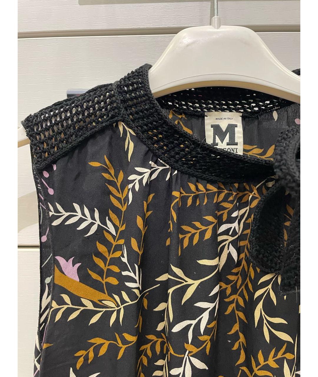 M MISSONI Мульти шелковое повседневное платье, фото 5