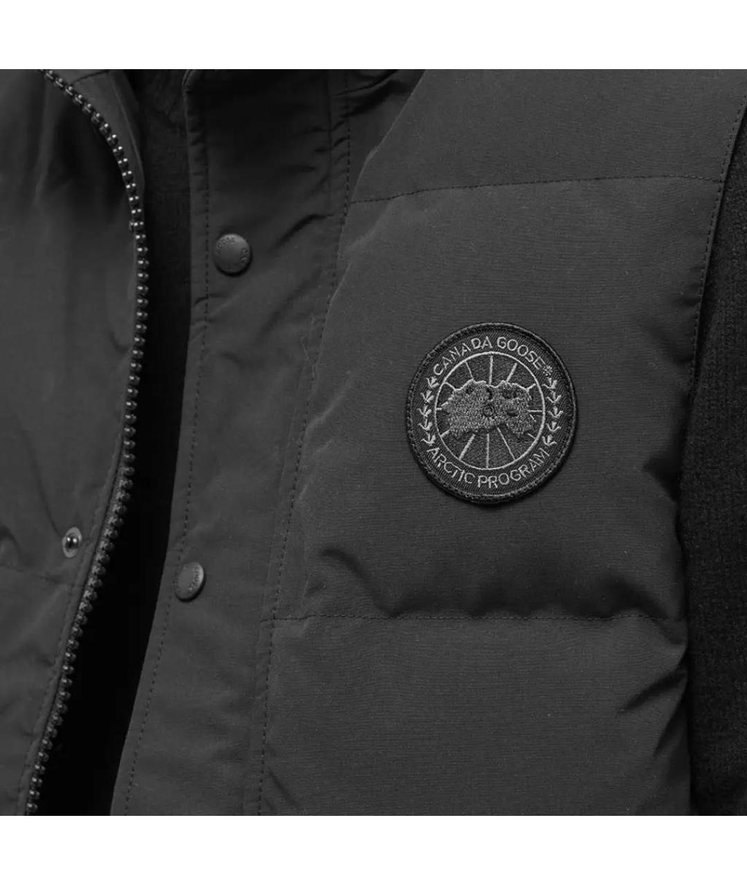 CANADA GOOSE Черный жилет, фото 5
