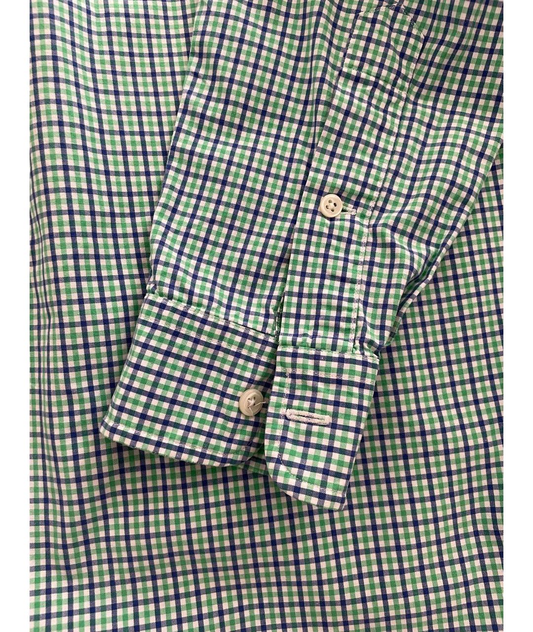 POLO RALPH LAUREN Зеленая хлопковая кэжуал рубашка, фото 4