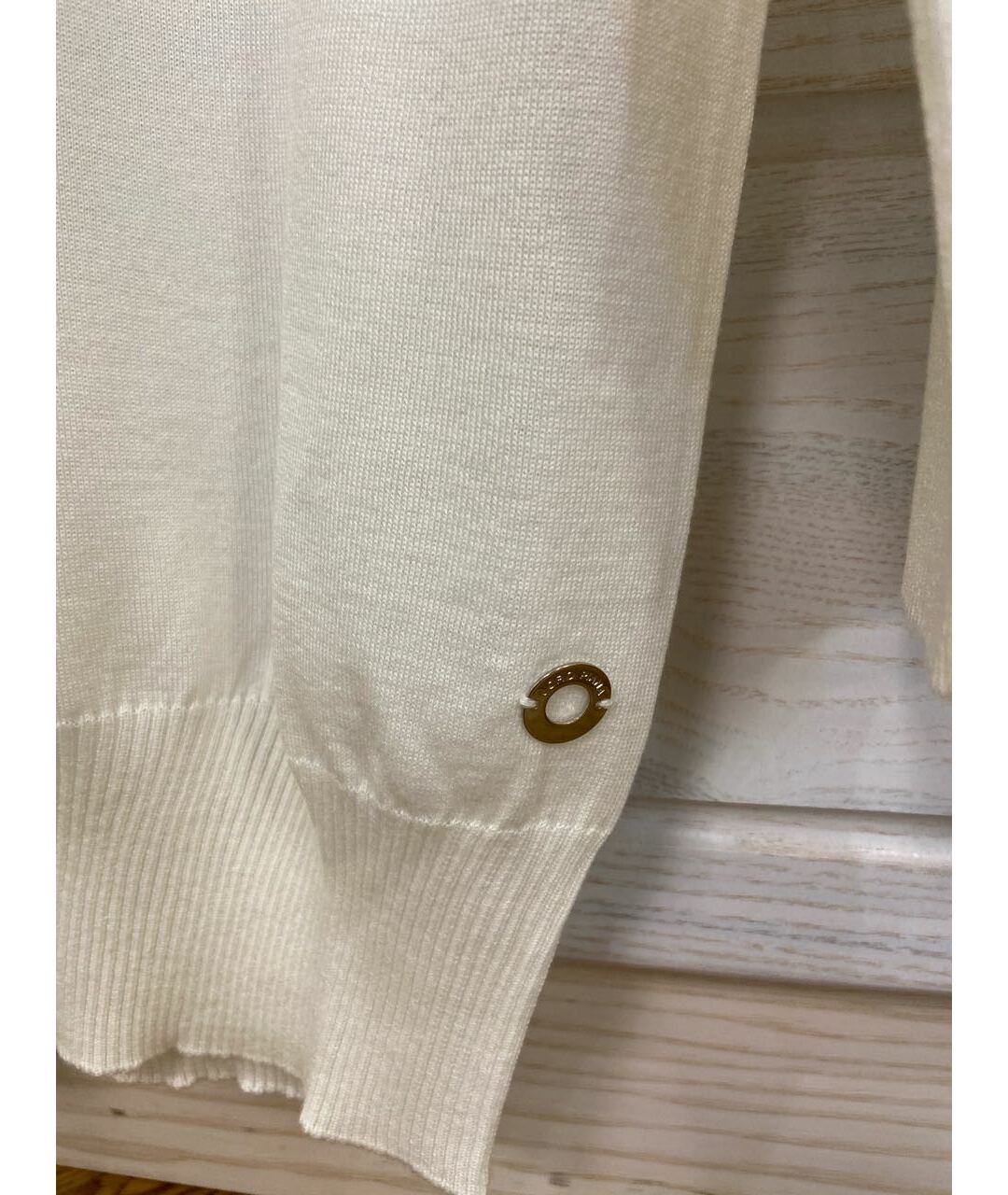 LORO PIANA Белый кашемировый джемпер / свитер, фото 2