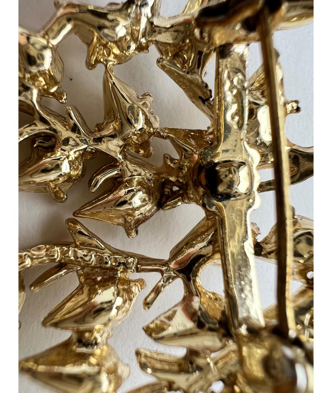 CORO Золотая металлическая булавка / брошь, фото 7