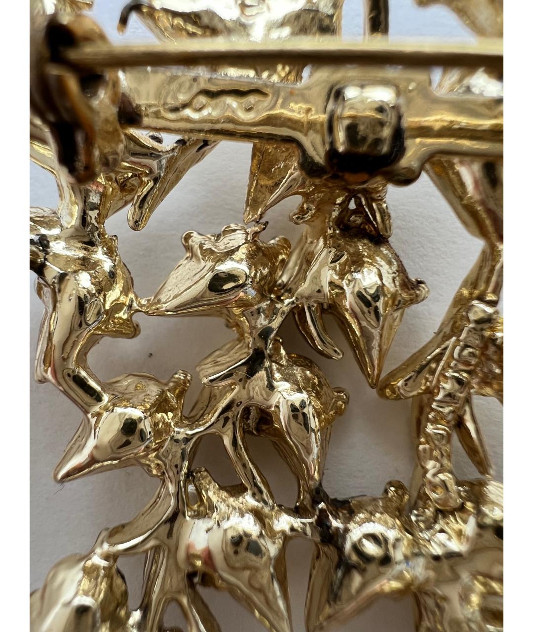 CORO Золотая металлическая булавка / брошь, фото 5