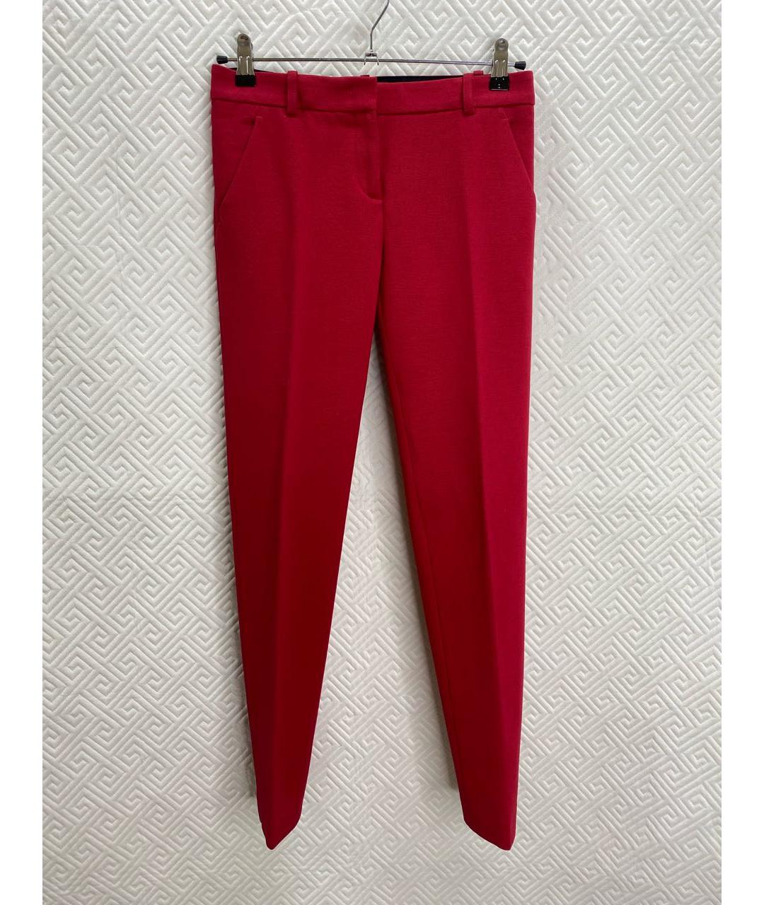 EMILIO PUCCI Красные вискозные брюки узкие, фото 6