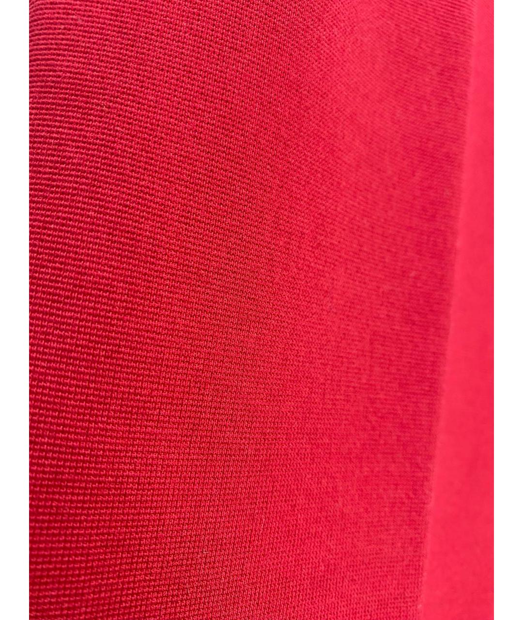 EMILIO PUCCI Красные вискозные брюки узкие, фото 4