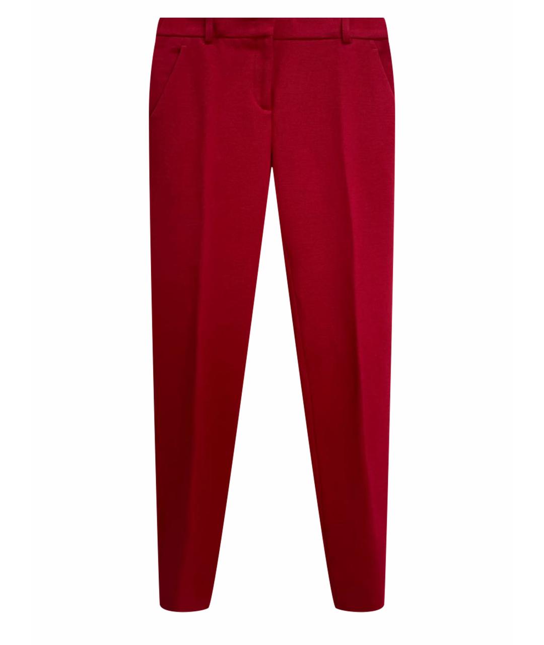 EMILIO PUCCI Красные вискозные брюки узкие, фото 1