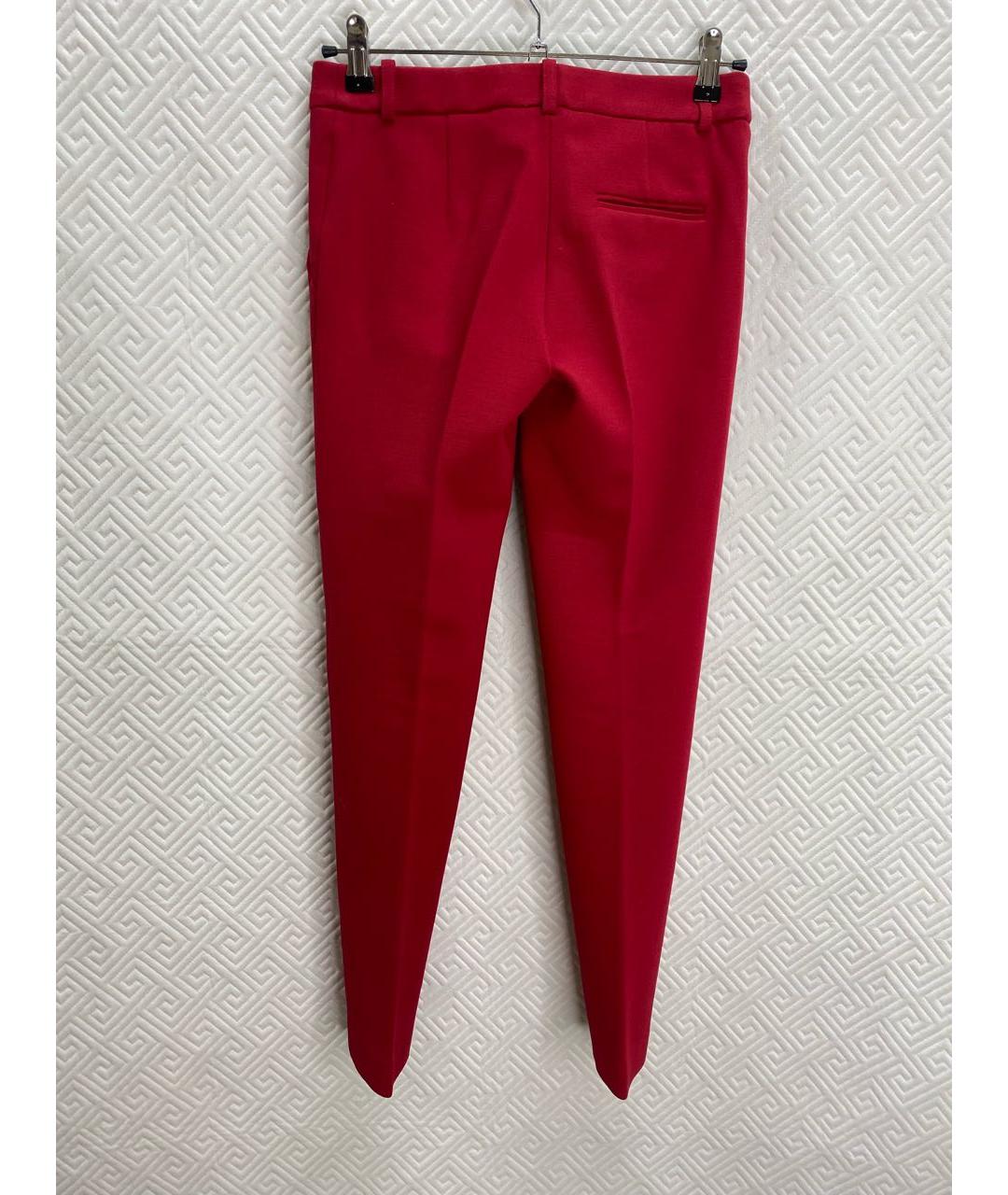 EMILIO PUCCI Красные вискозные брюки узкие, фото 2