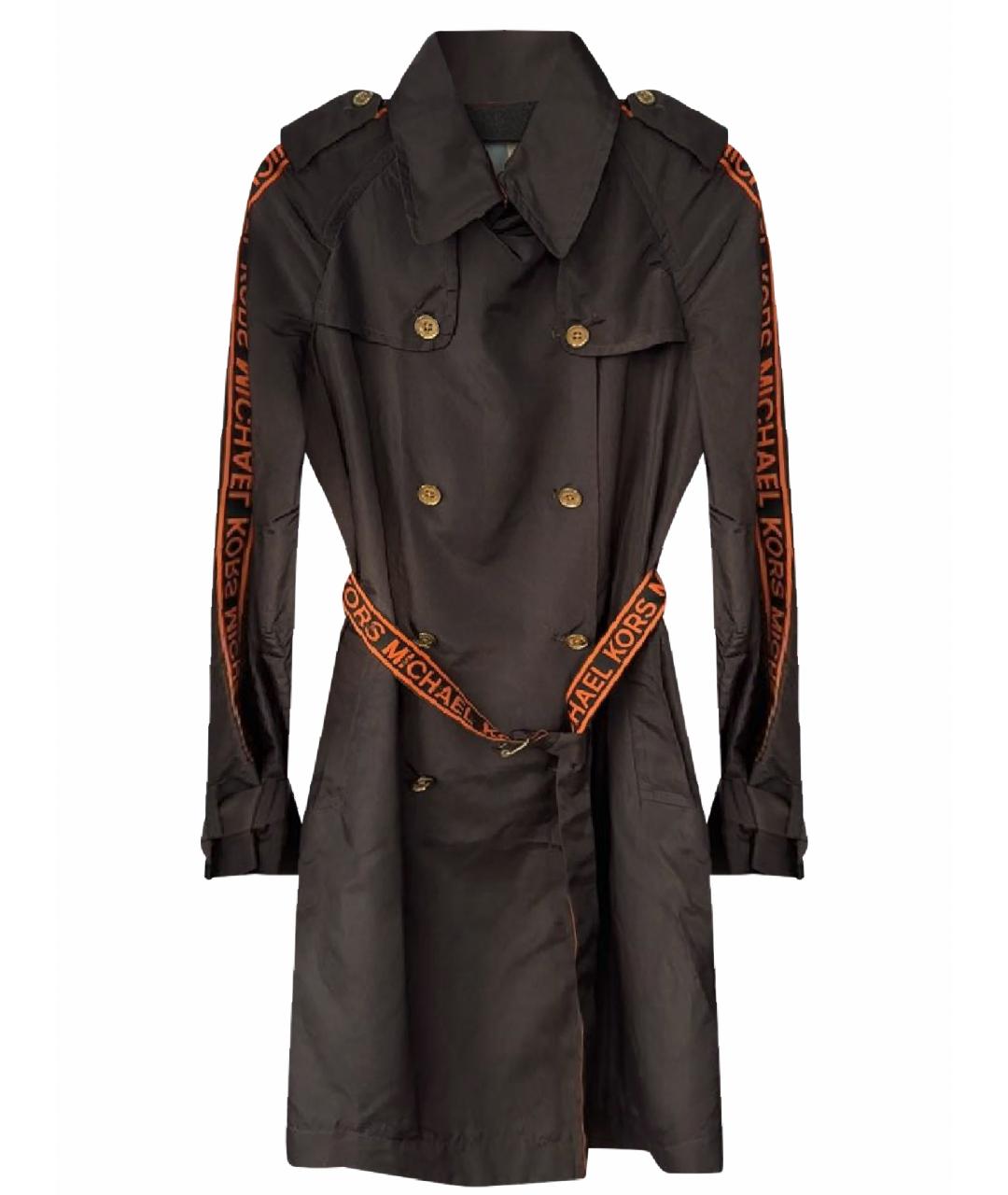 MICHAEL KORS Коричневый полиэстеровый тренч/плащ, фото 1
