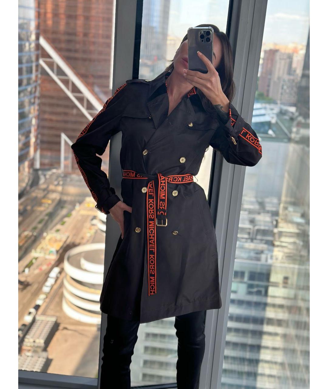 MICHAEL KORS Коричневый полиэстеровый тренч/плащ, фото 4