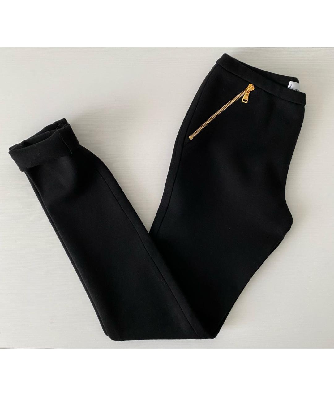EMILIO PUCCI Черные шерстяные брюки узкие, фото 6