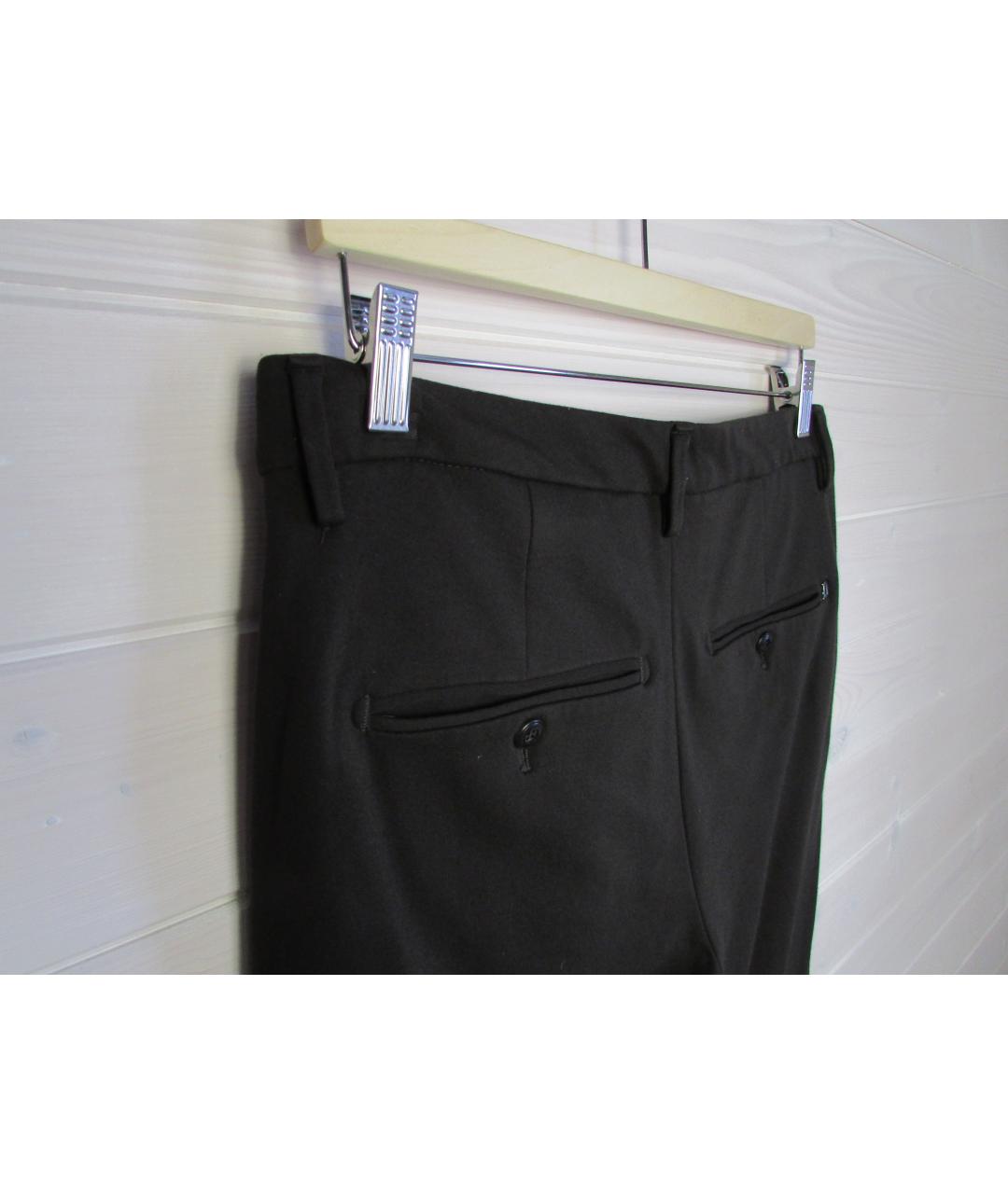 DONDUP Зеленые хлопко-эластановые повседневные брюки, фото 3
