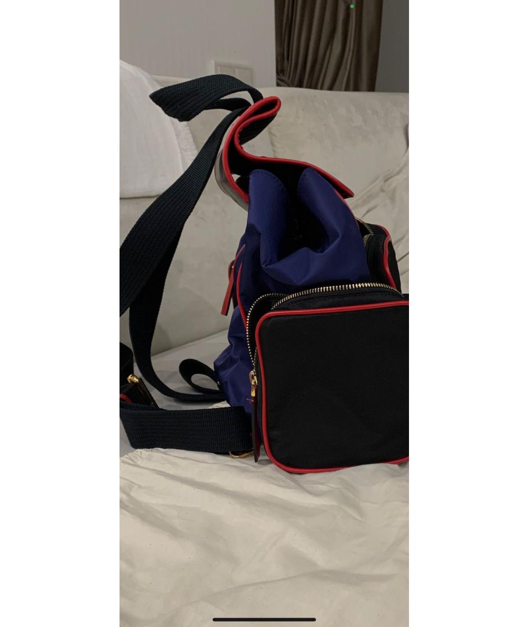 MARNI Синий рюкзак, фото 5
