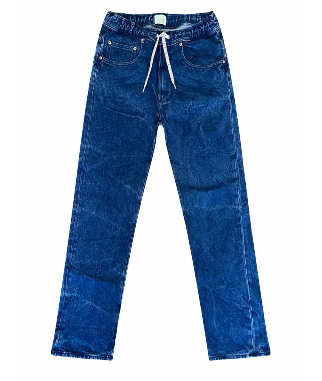 ARIES Синие хлопковые прямые джинсы, фото 1