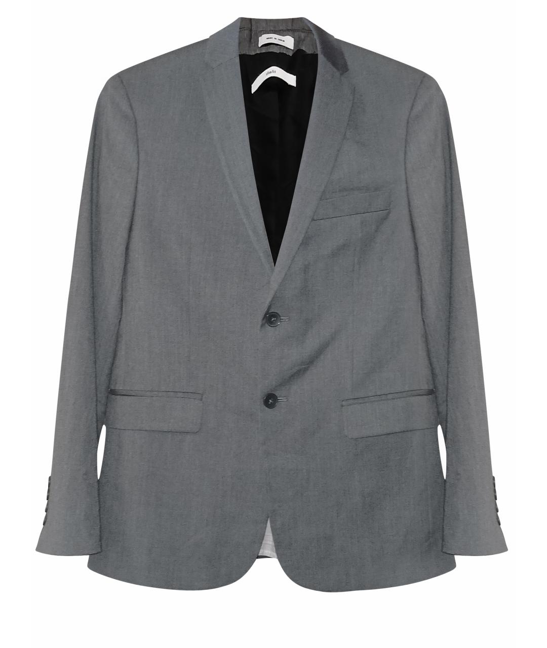CALVIN KLEIN Серый пиджак, фото 1