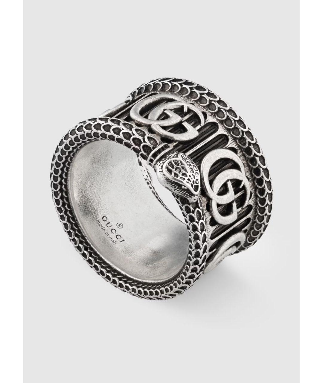 GUCCI Серебряное серебряное кольцо, фото 5
