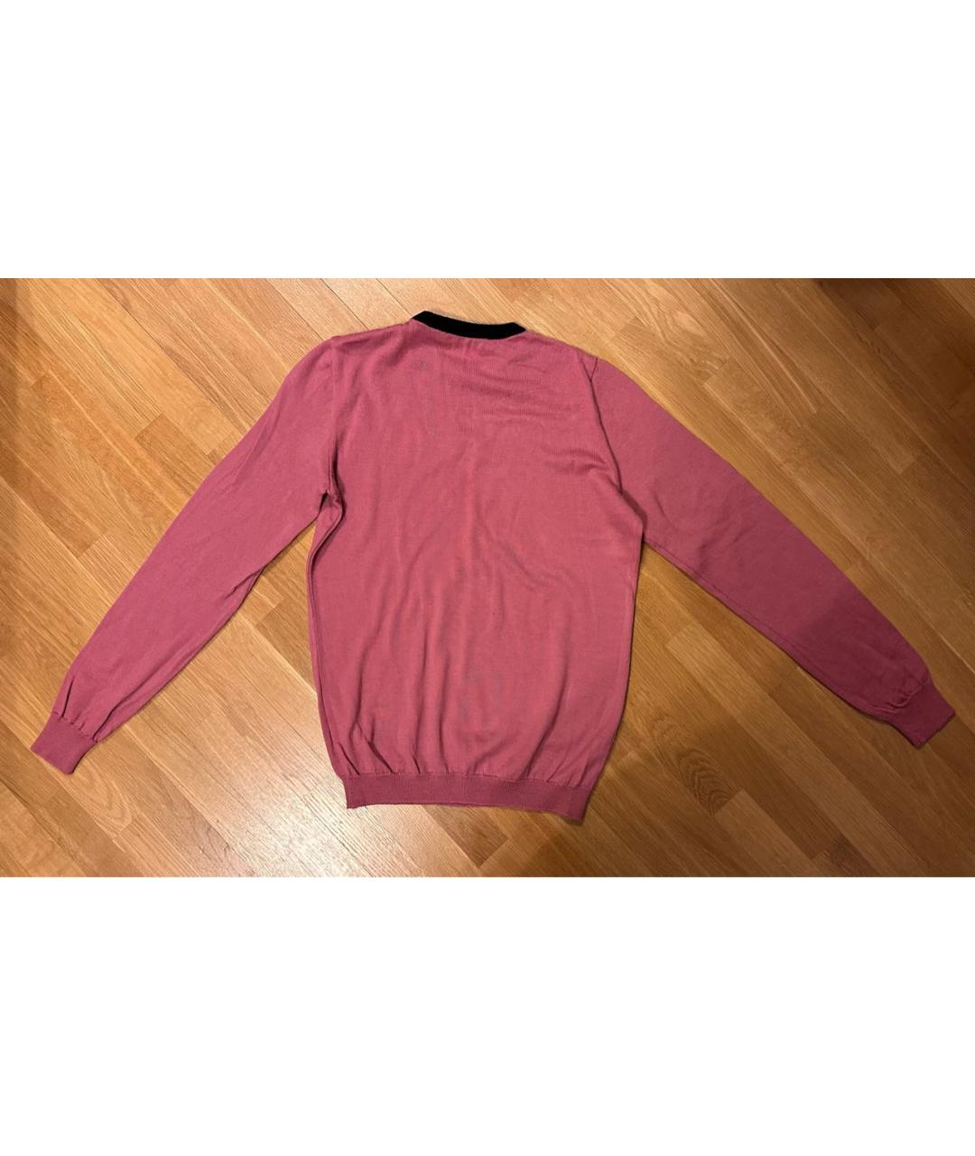 MOSCHINO Розовый полиамидовый джемпер / свитер, фото 2