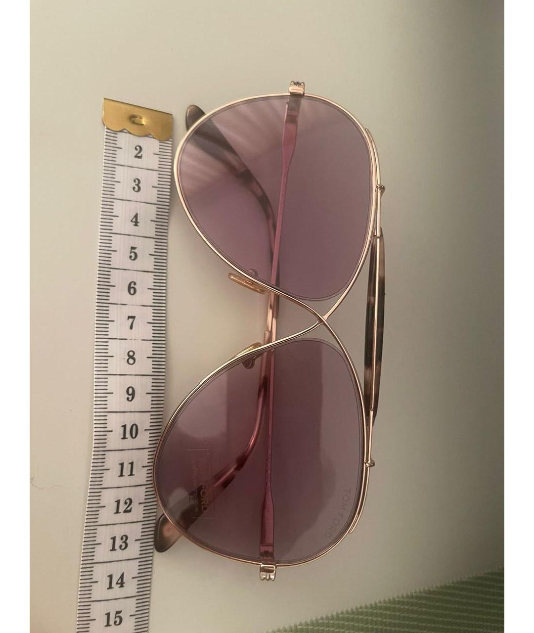 TOM FORD Фиолетовые солнцезащитные очки, фото 7