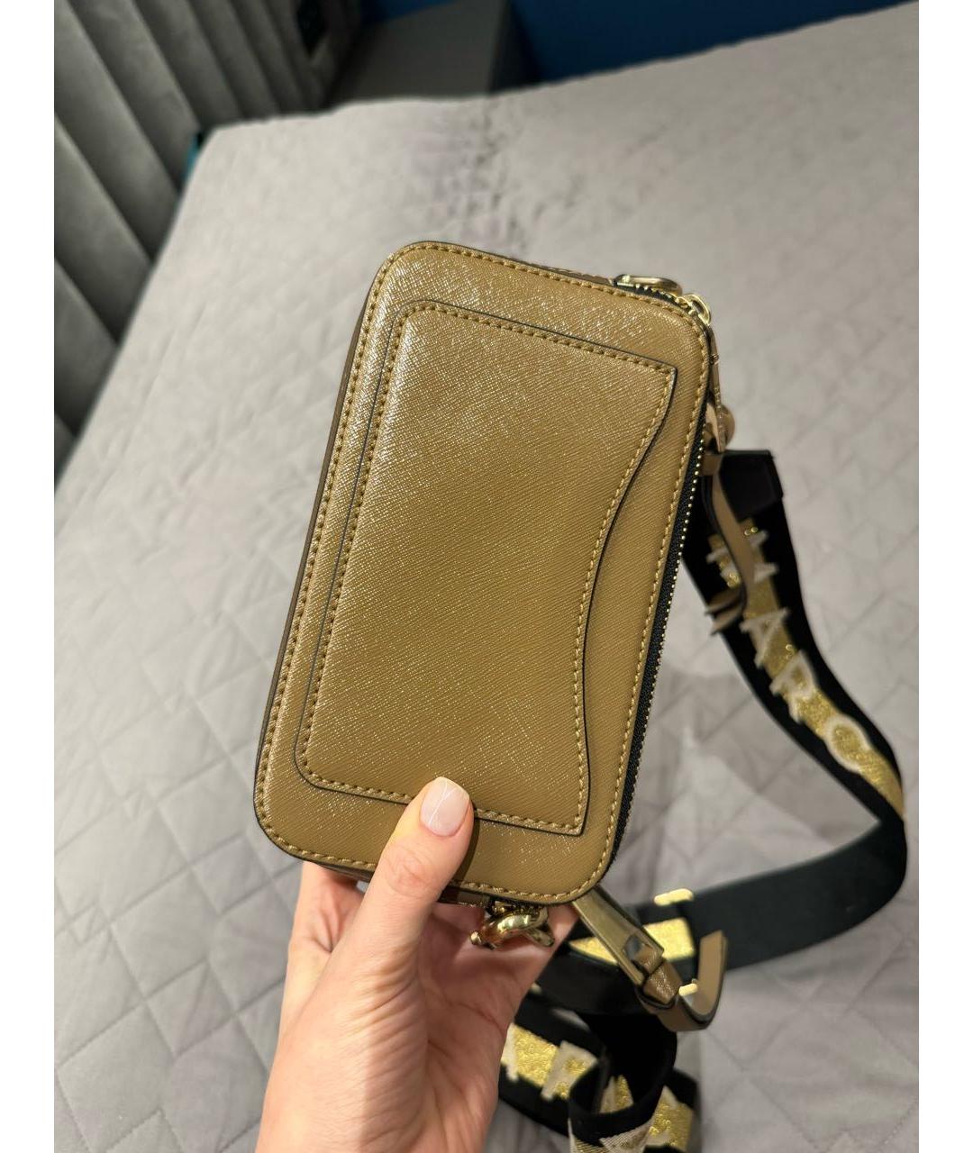 MARC JACOBS Коричневая кожаная сумка через плечо, фото 4