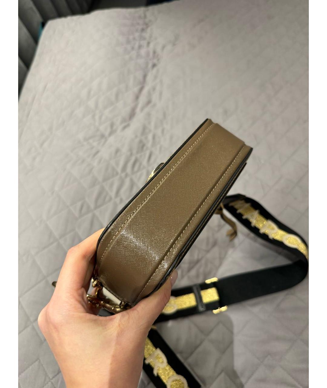 MARC JACOBS Коричневая кожаная сумка через плечо, фото 9
