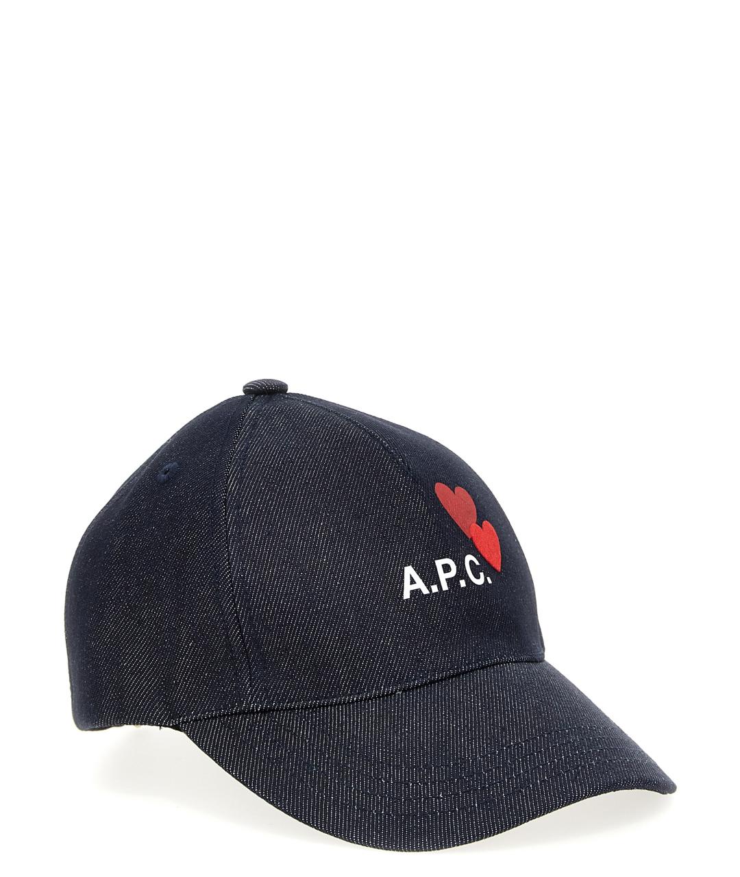 A.P.C. Синяя хлопковая кепка, фото 2