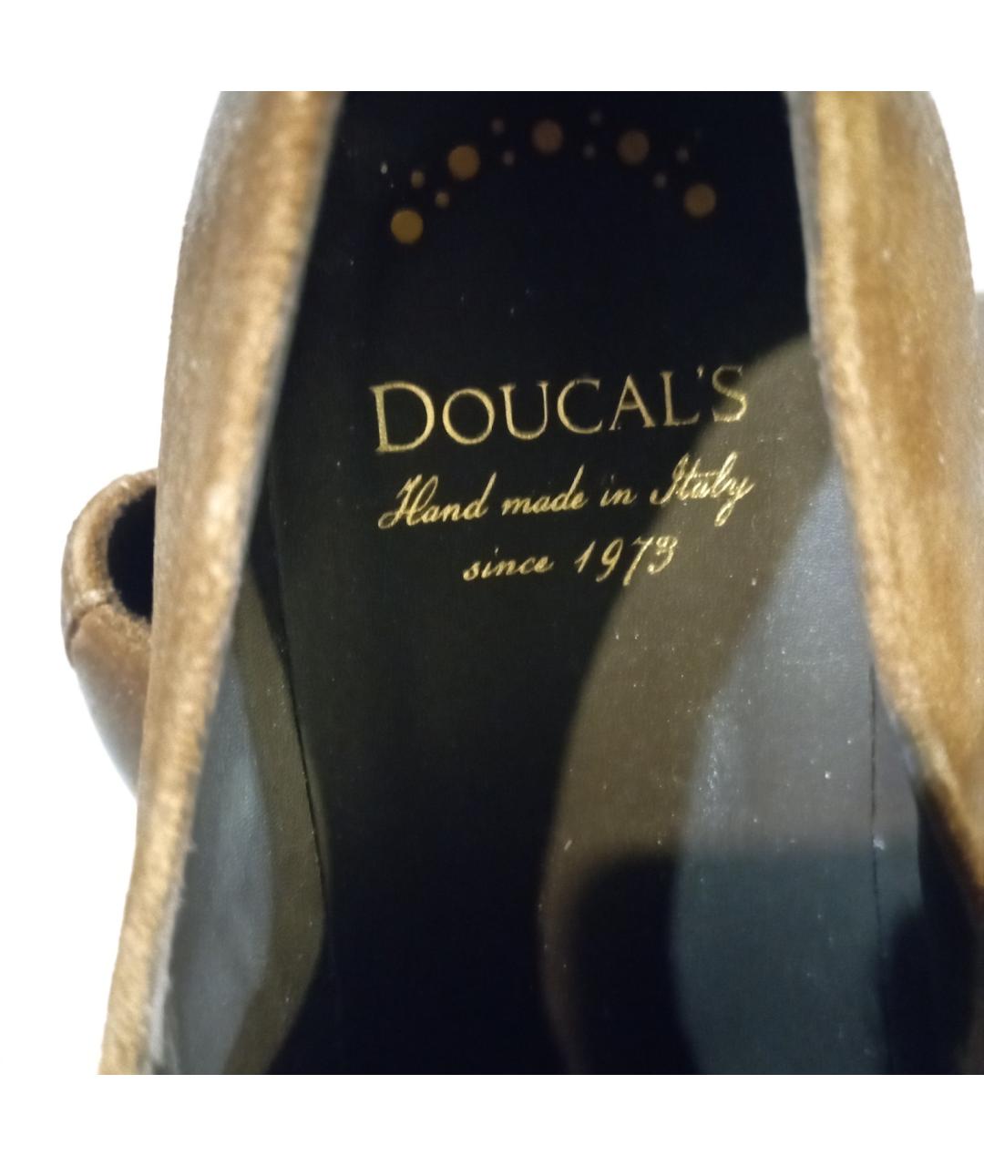 DOUCAL'S Коричневые замшевые низкие ботинки, фото 7