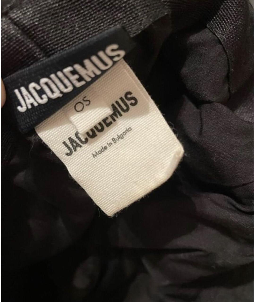 JACQUEMUS Черная хлопковая панама, фото 3