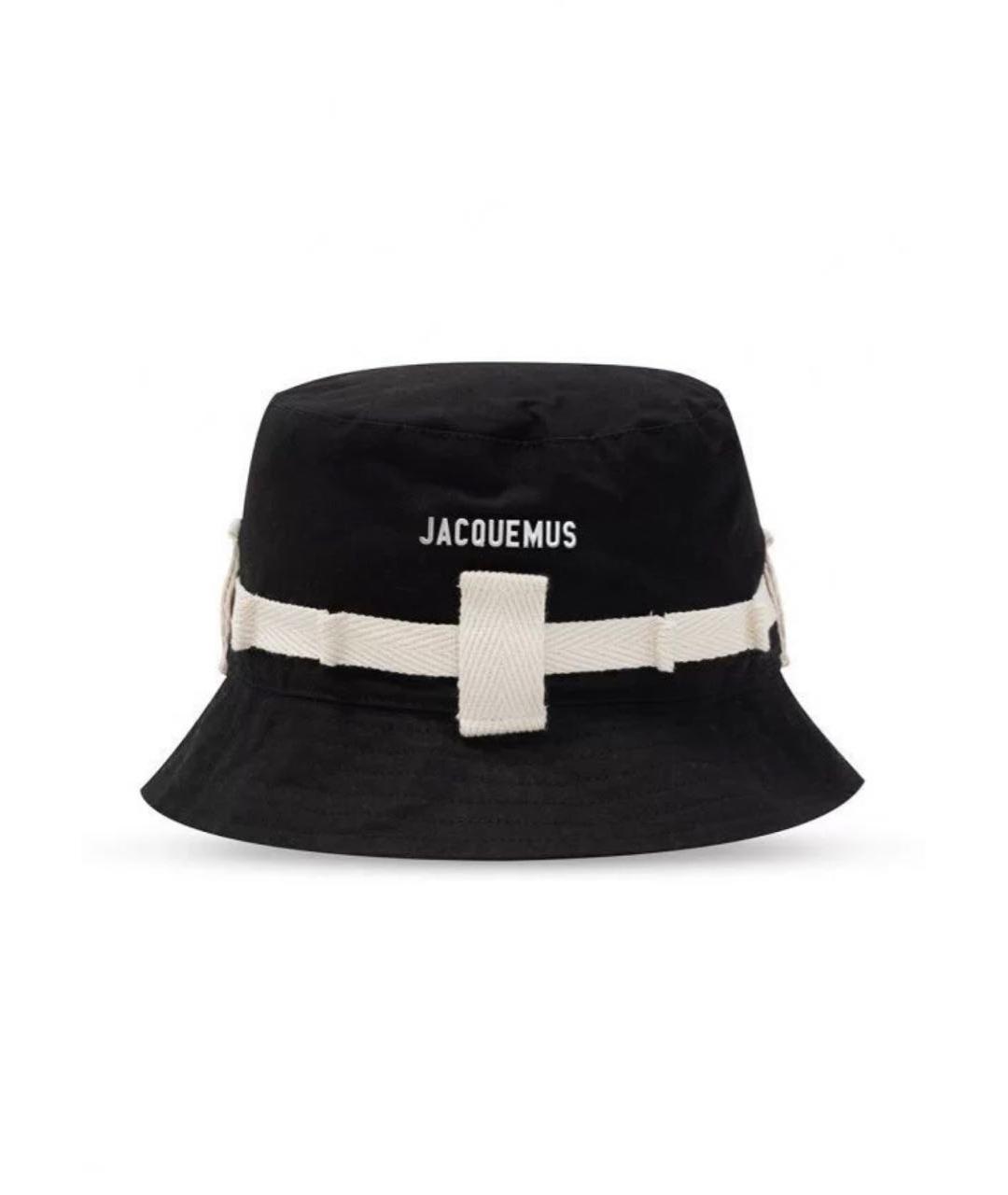 JACQUEMUS Черная хлопковая панама, фото 5