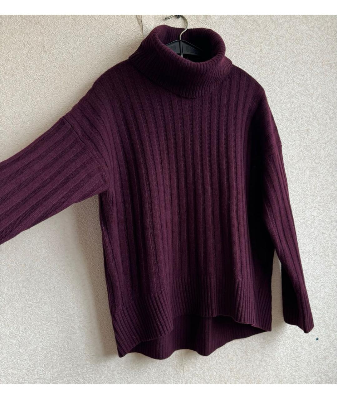 POLO RALPH LAUREN Бордовый шерстяной джемпер / свитер, фото 6