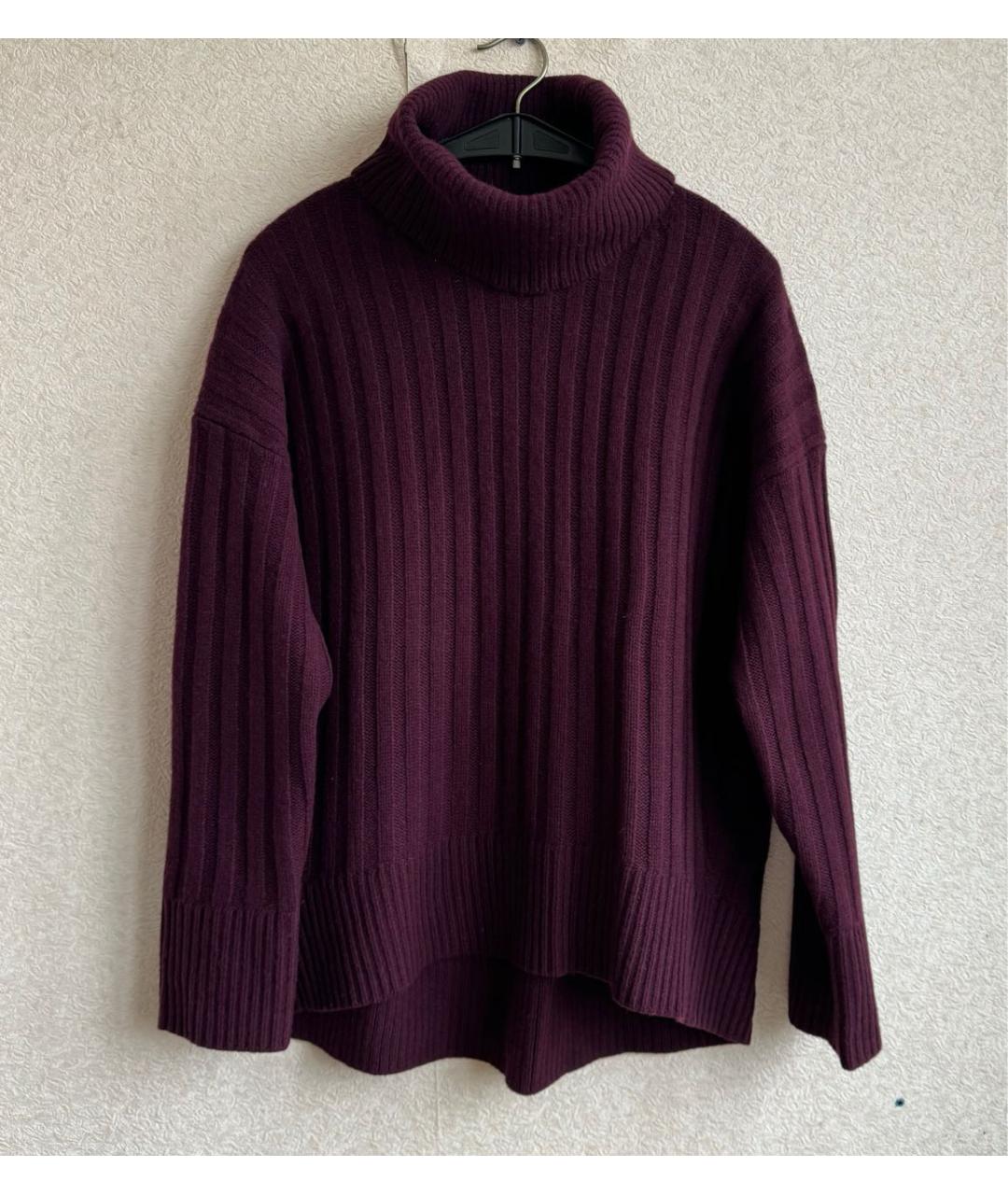 POLO RALPH LAUREN Бордовый шерстяной джемпер / свитер, фото 9