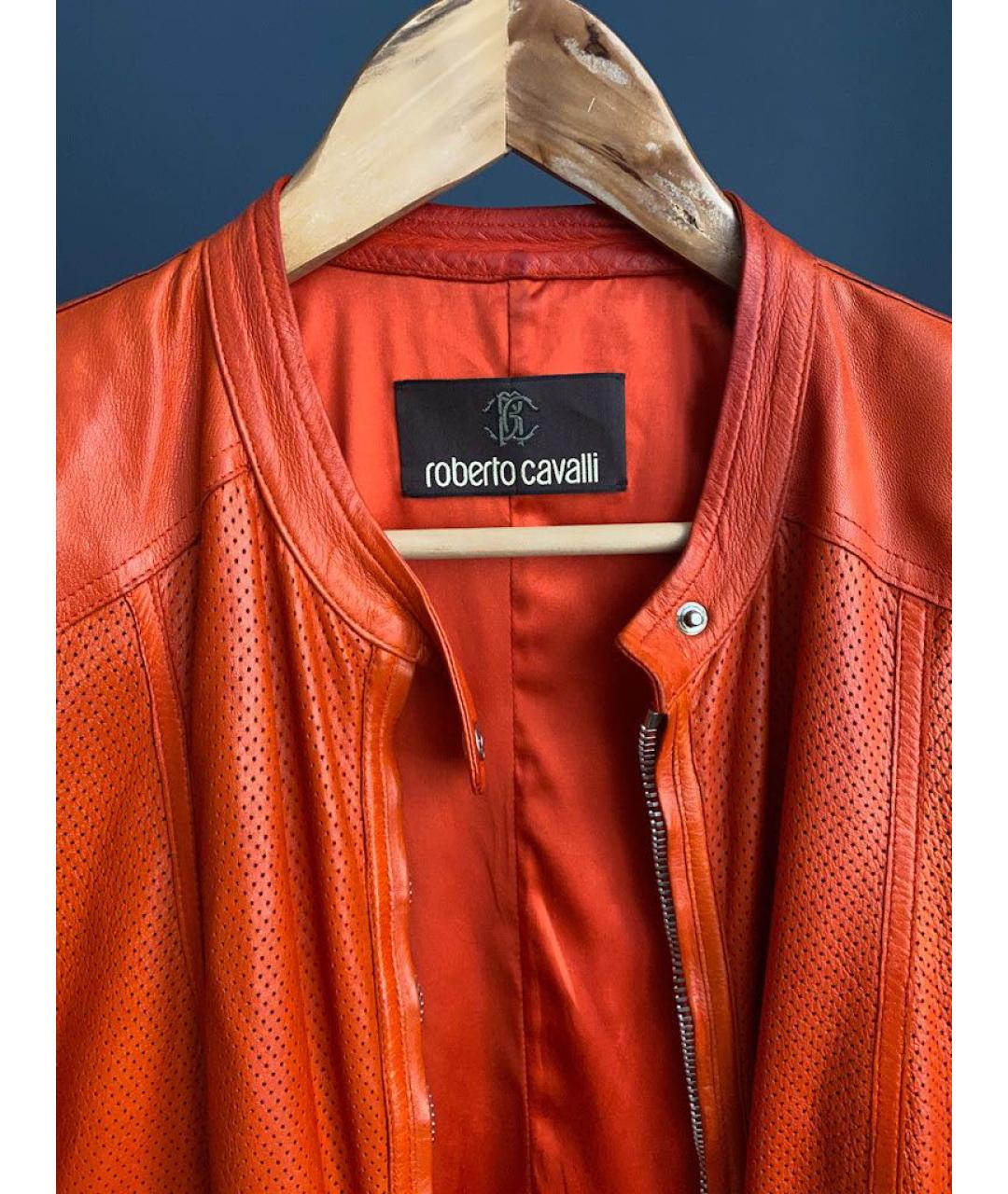 ROBERTO CAVALLI Оранжевая куртка, фото 3