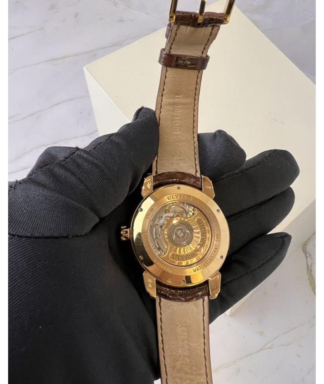 Ulysse Nardin Золотые часы из розового золота, фото 6