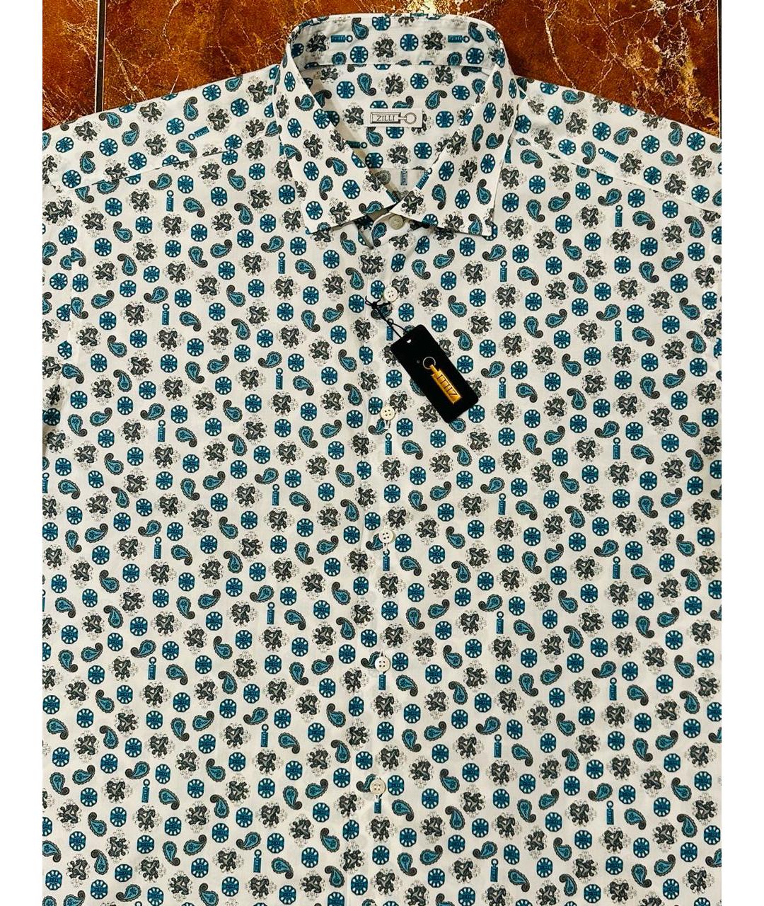 ZILLI Мульти хлопковая кэжуал рубашка, фото 5