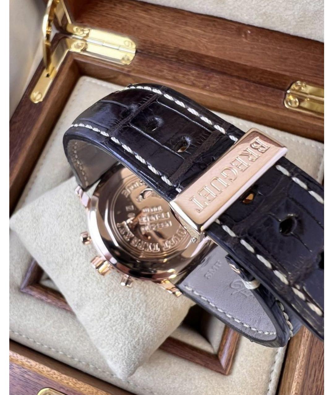 Breguet Коричневые часы из розового золота, фото 8