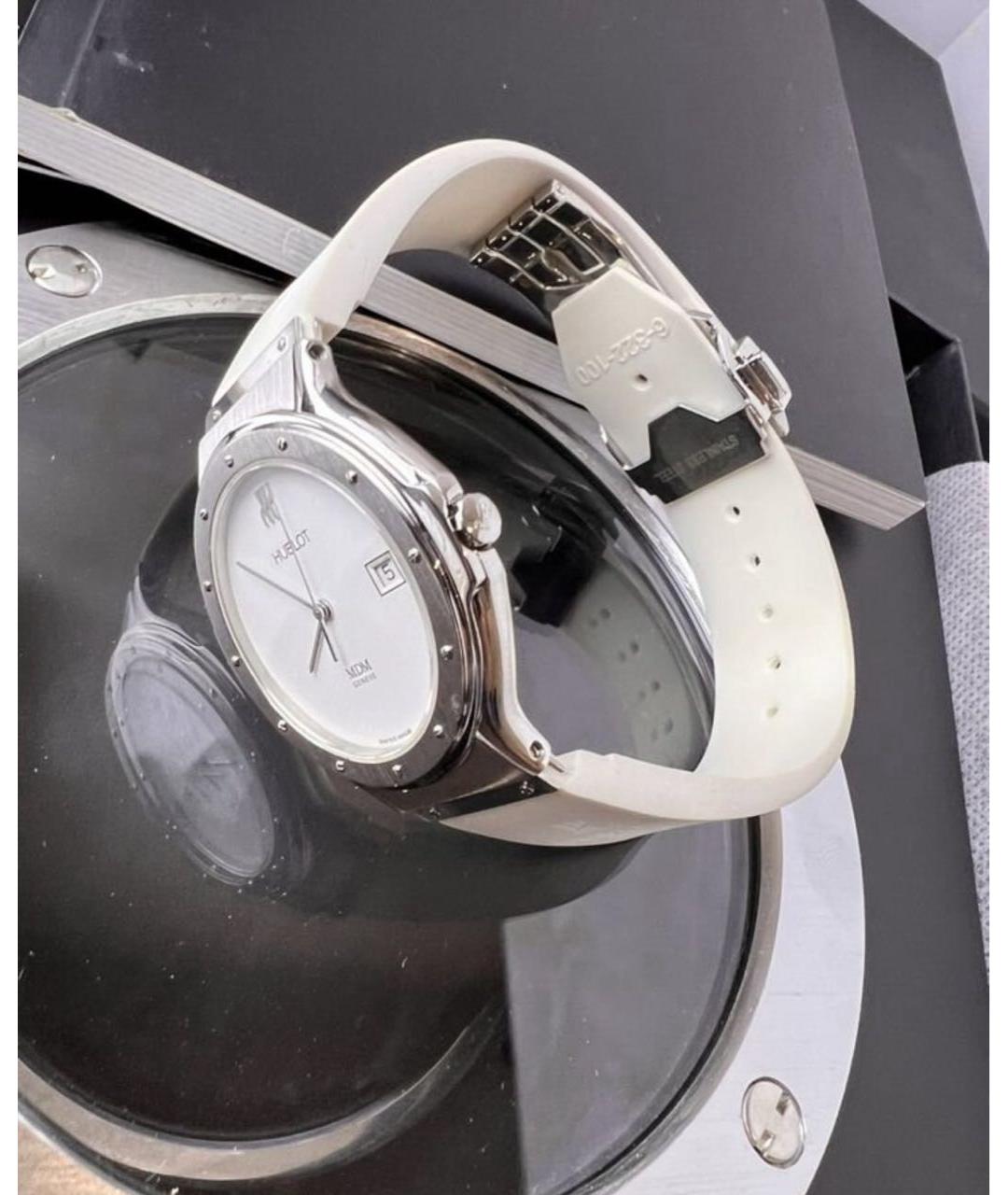 HUBLOT Белые металлические часы, фото 3