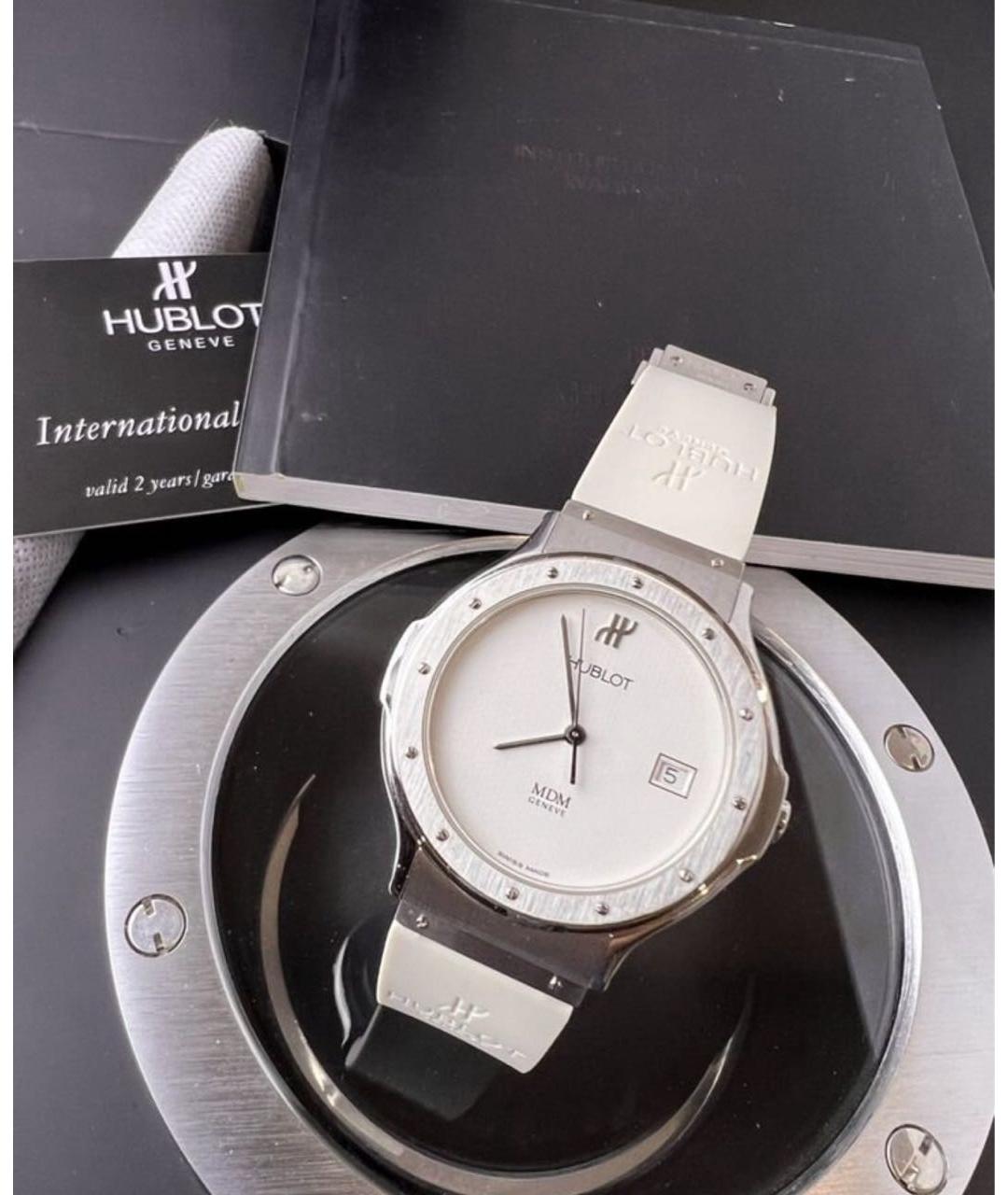 HUBLOT Белые металлические часы, фото 9