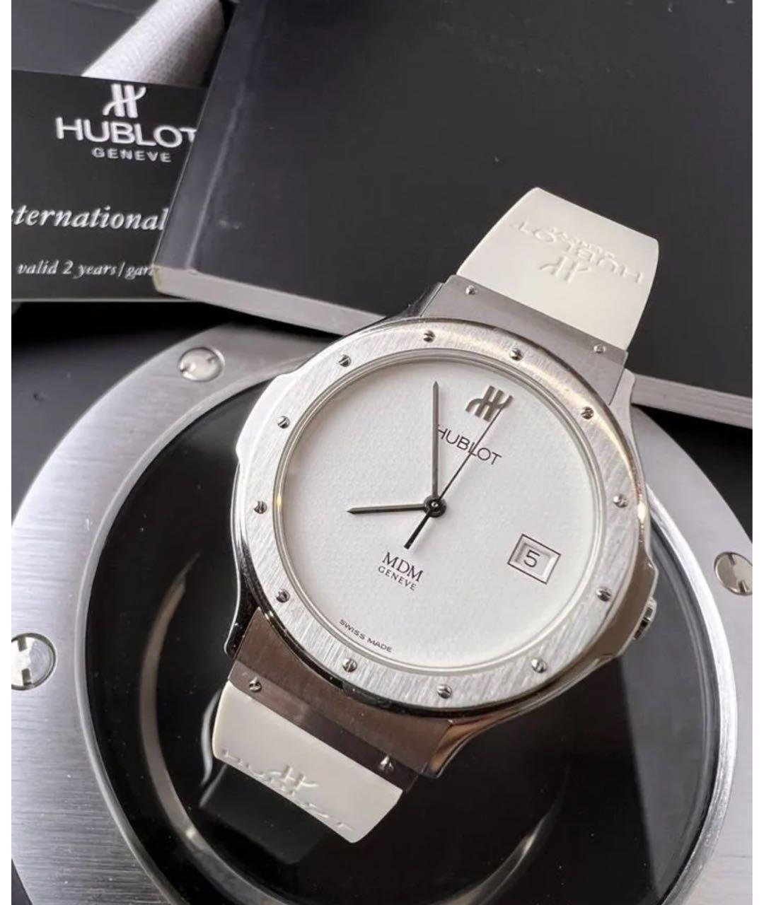 HUBLOT Белые металлические часы, фото 8