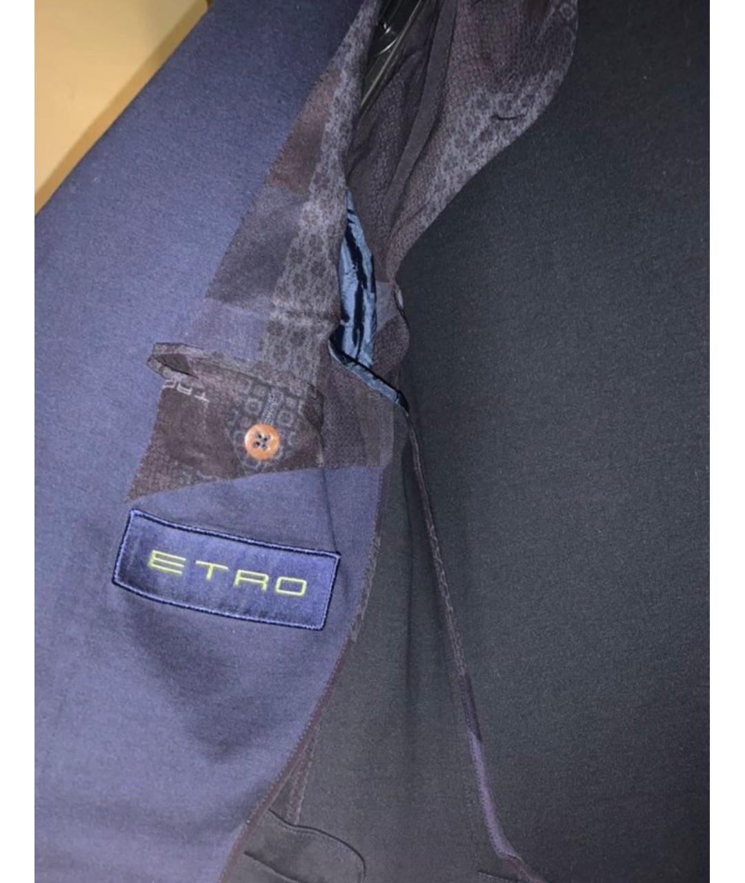 ETRO Темно-синий пиджак, фото 3